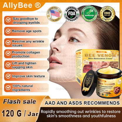 AllyBee® Only 10 jars!!! Get an exclusive 30% OFF now. ✨ See visible firming in just 7 days! ✔️ Backed by our 180-day money-back guarantee.